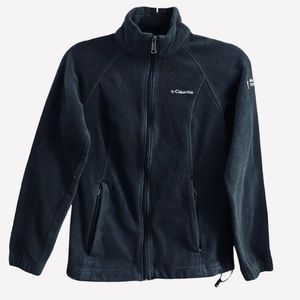 Columbia Black Women’s Fleece Full Zip Jacket Size S